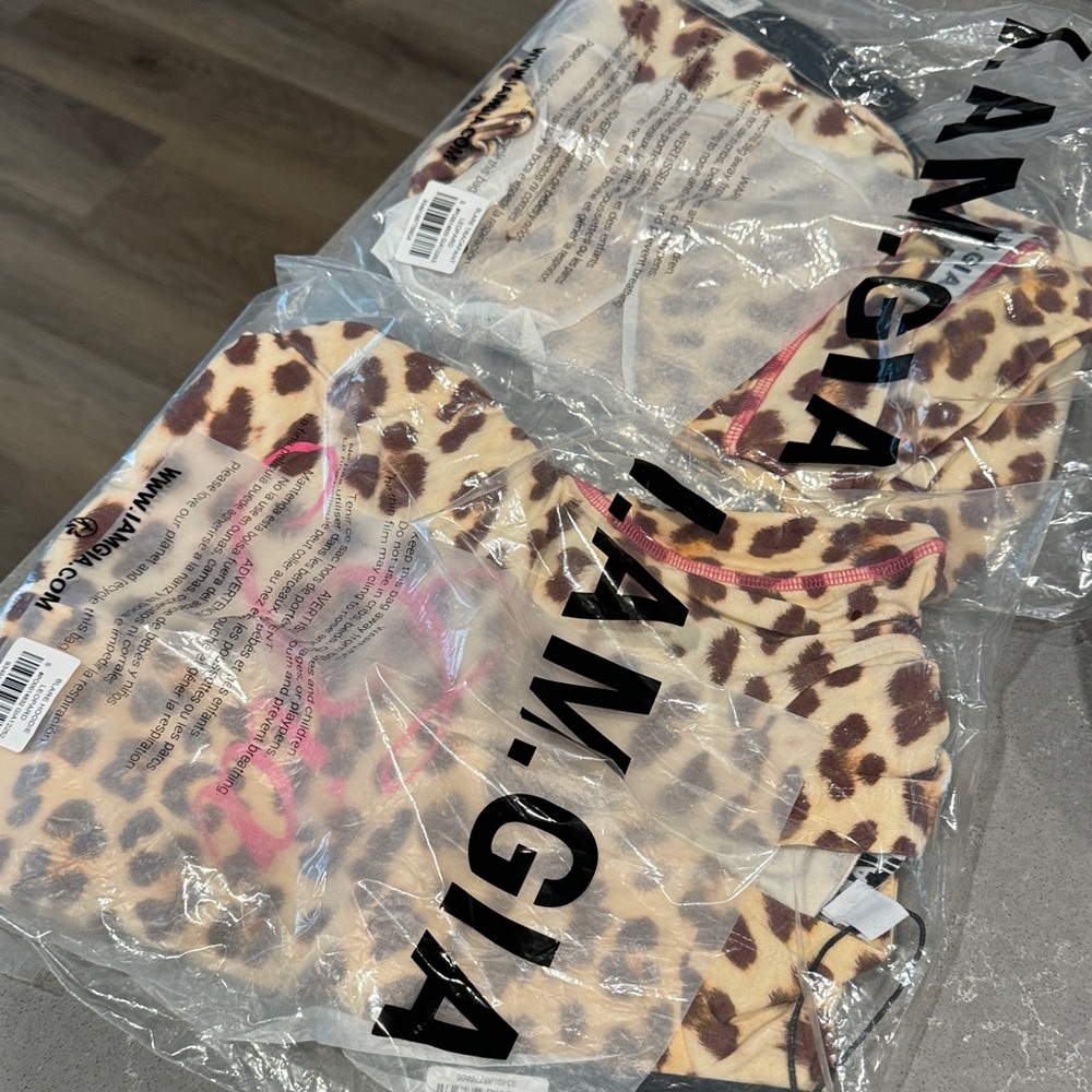 I.AM.GIA cheetah print set
